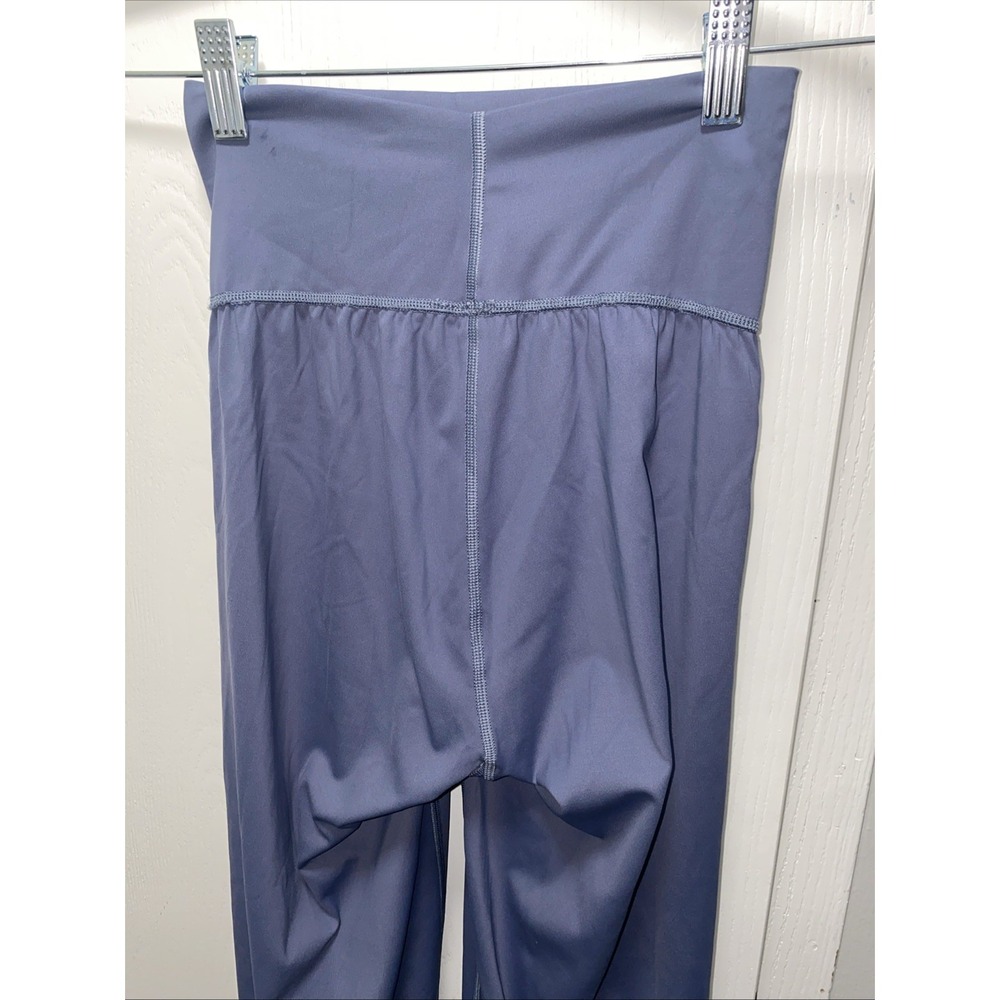 Gymshark High Waisted Flare Leggings Periwinkle Blue Athletic Women's Athleisure - Picture 6 of 6